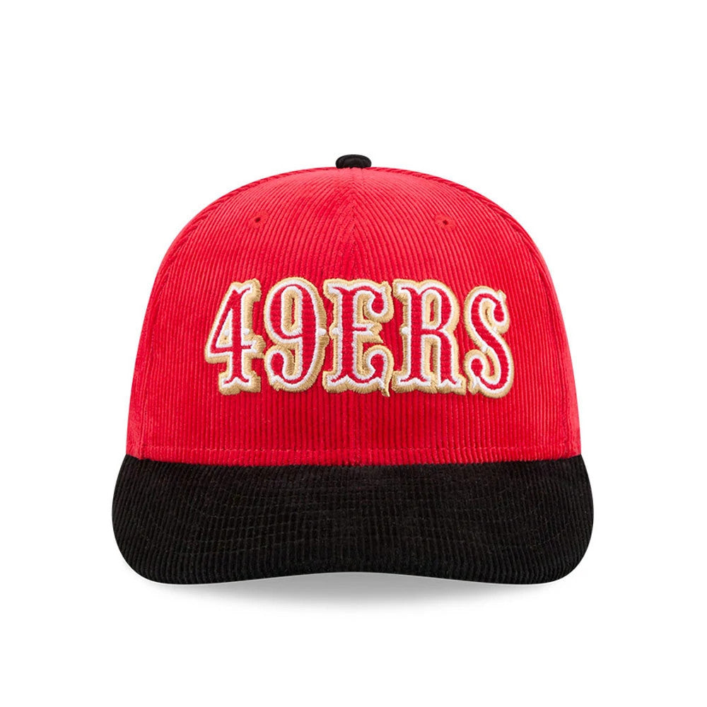 San Francisco 49ers NFL 2 Tone Cord Red & Black 9FIFTY Snapback Adjustable Cap