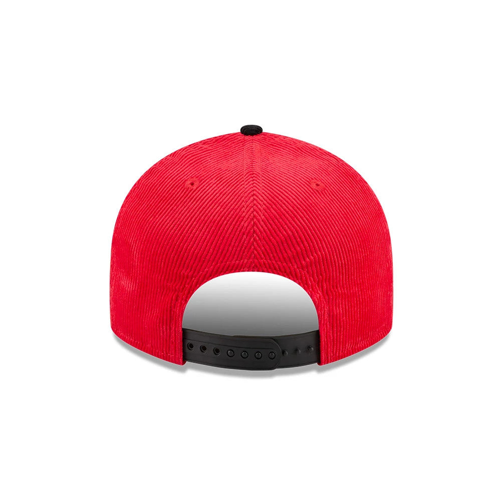 San Francisco 49ers NFL 2 Tone Cord Red & Black 9FIFTY Snapback Adjustable Cap