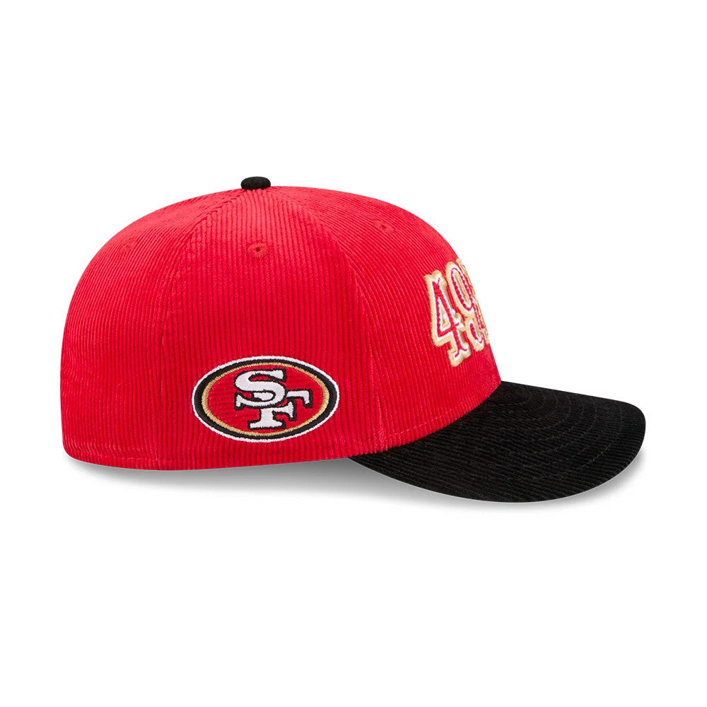 San Francisco 49ers NFL 2 Tone Cord Red & Black 9FIFTY Snapback Adjustable Cap