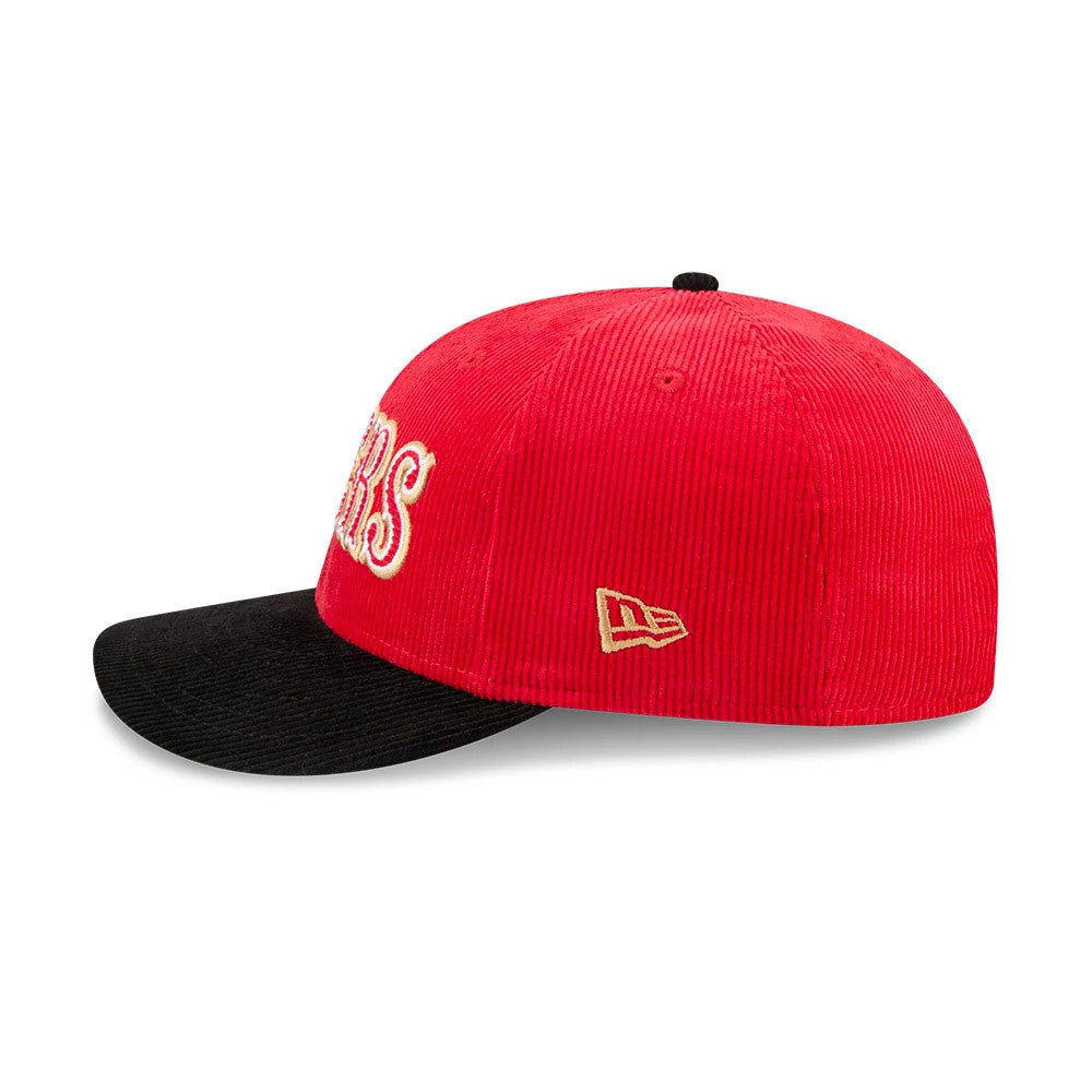 San Francisco 49ers NFL 2 Tone Cord Red & Black 9FIFTY Snapback Adjustable Cap