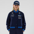 Women's Williams Navy Varsity Jacket