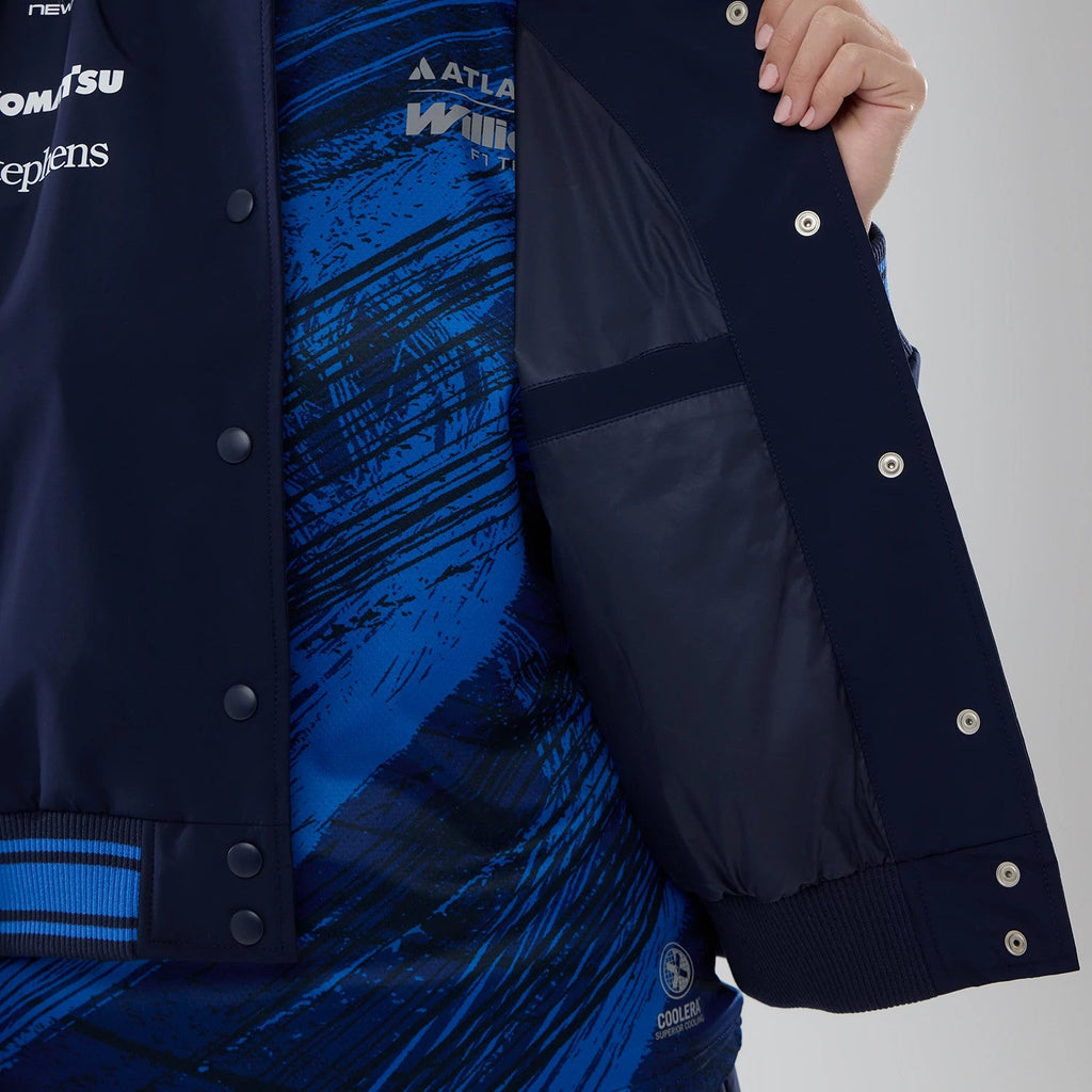 Women's Williams Navy Varsity Jacket