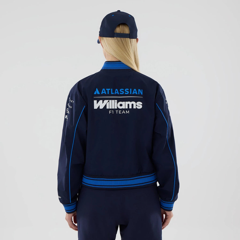 Women's Williams Navy Varsity Jacket