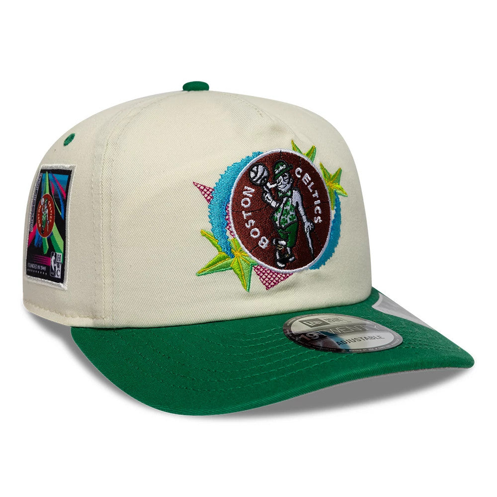 Boston Celtics NBA Hardwood Classics Cream & Green 19TWENTY Adjustable Cap
