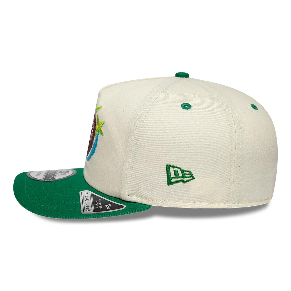 Boston Celtics NBA Hardwood Classics Cream & Green 19TWENTY Adjustable Cap