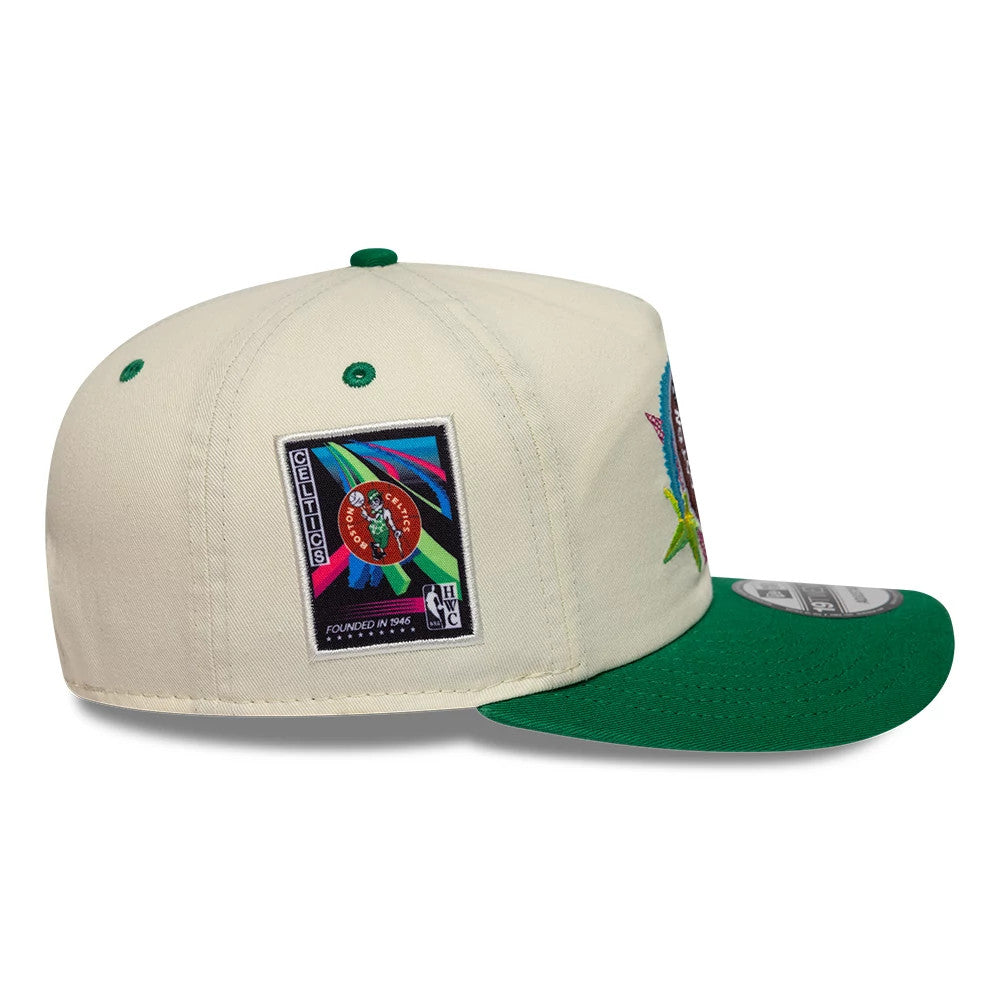 Boston Celtics NBA Hardwood Classics Cream & Green 19TWENTY Adjustable Cap