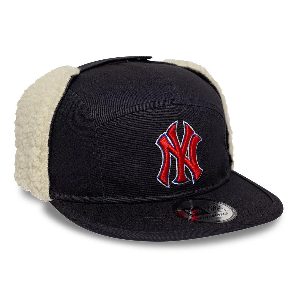 New York Yankees MLB Navy Dogear Camper Adjustable Cap