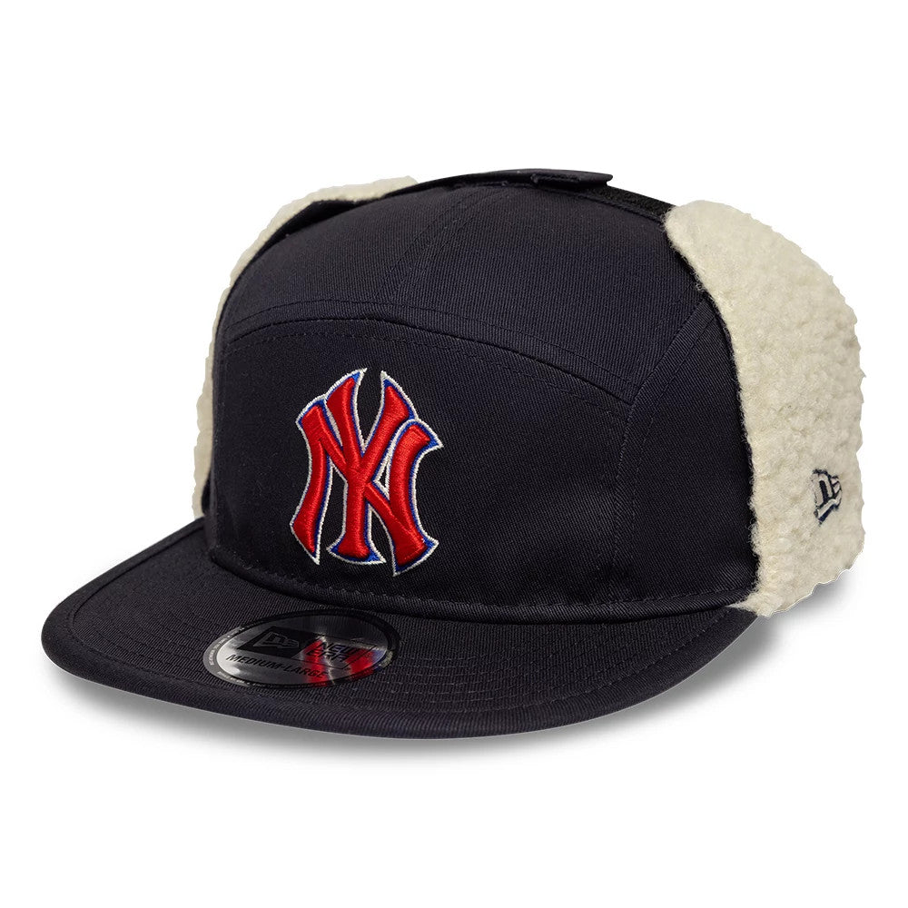 New York Yankees MLB Navy Dogear Camper Adjustable Cap