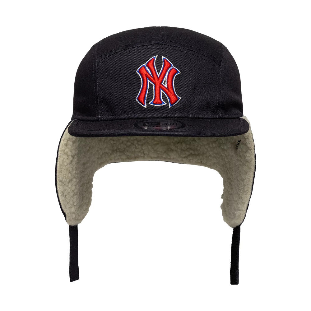 New York Yankees MLB Navy Dogear Camper Adjustable Cap