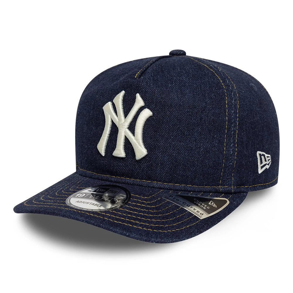 New York Yankees MLB Denim Navy 19TWENTY Adjustable Cap