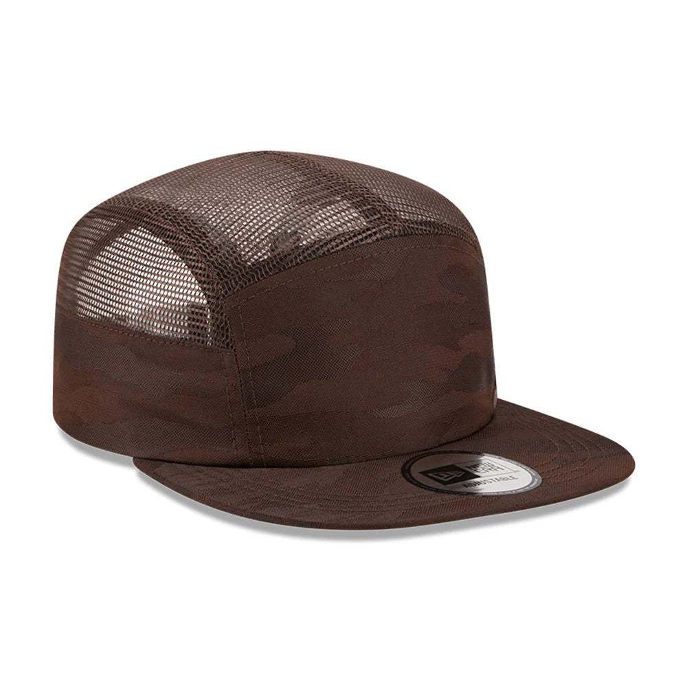 New Era Elevated Basics Woodland Camo Camper Cap