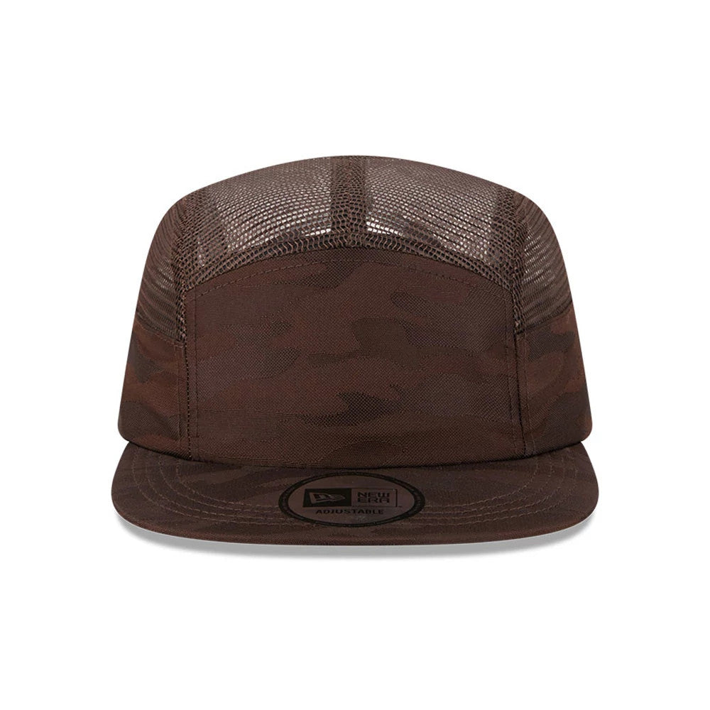 New Era Elevated Basics Woodland Camo Camper Cap