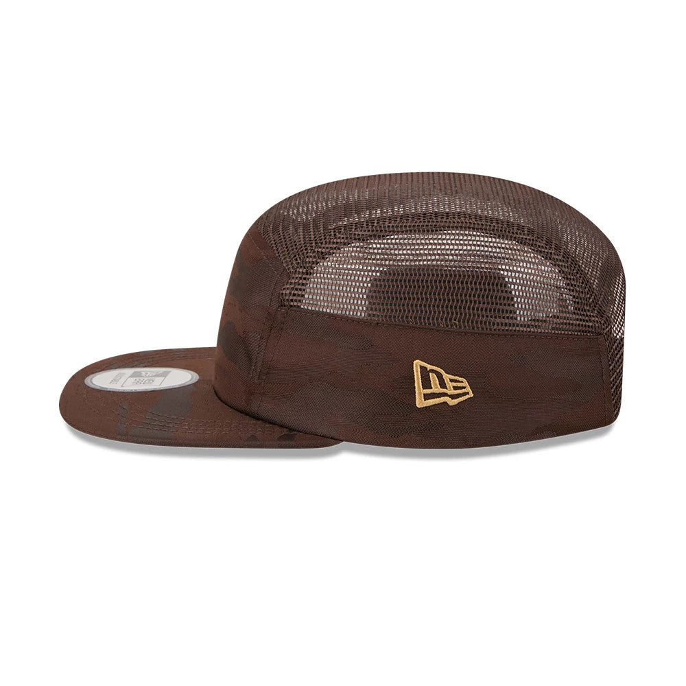 New Era Elevated Basics Woodland Camo Camper Cap