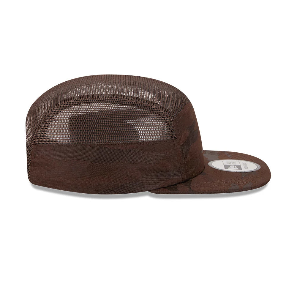 New Era Elevated Basics Woodland Camo Camper Cap