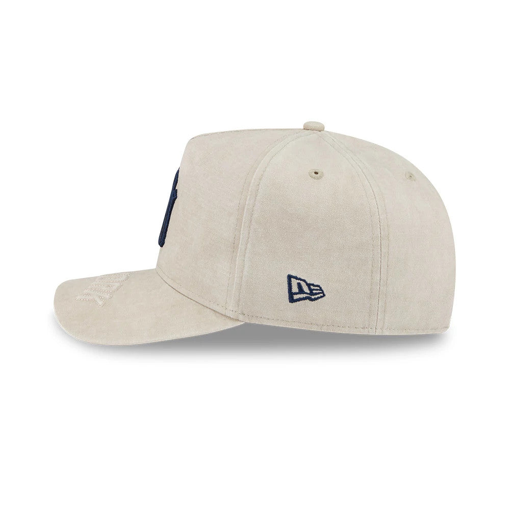 New York Yankees MLB Light Beige 9FIFTY A-Frame Snapback Adjustable Cap