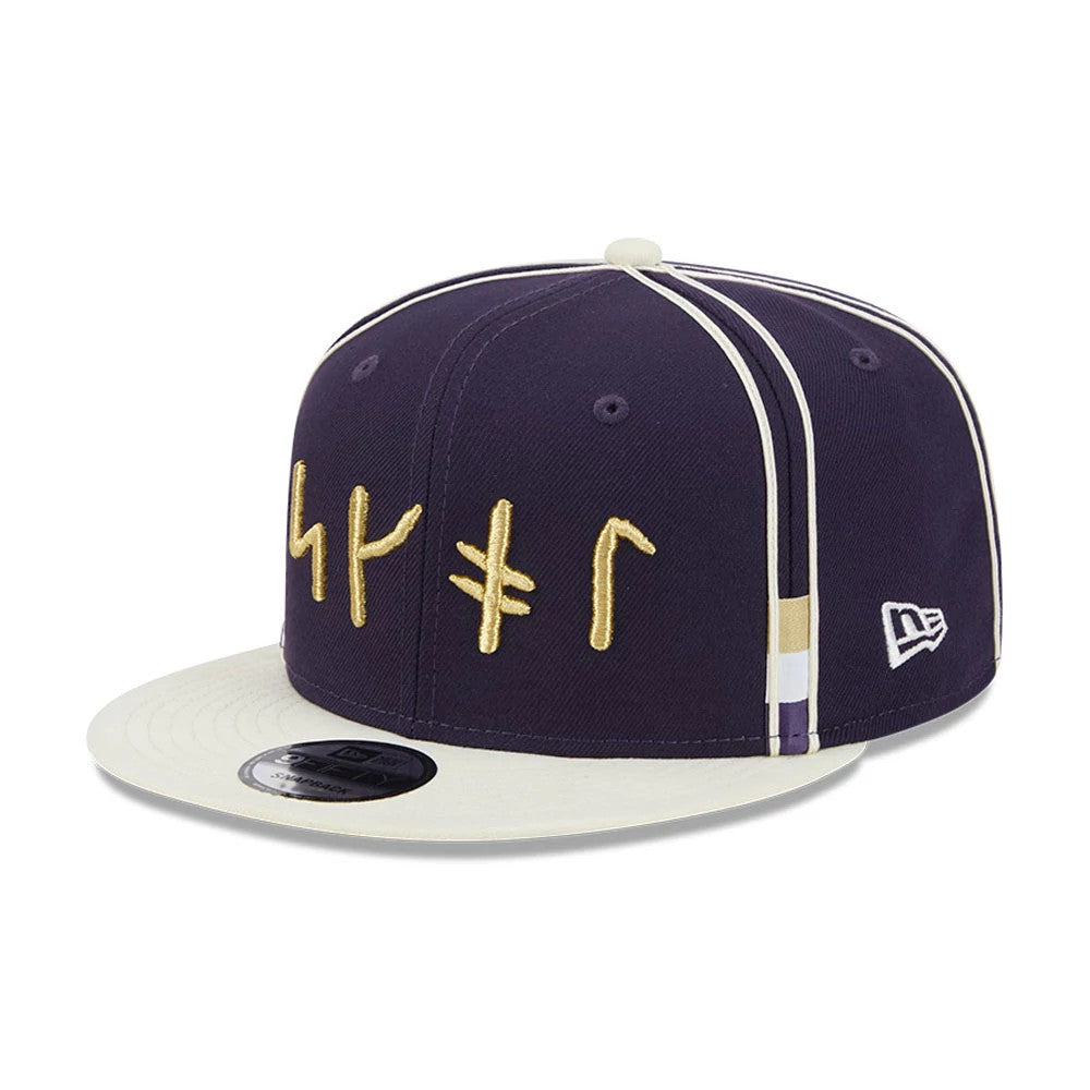 Vikings NFL Rivalry 2026 Dark Purple 9FIFTY Snapback Adjustable Cap