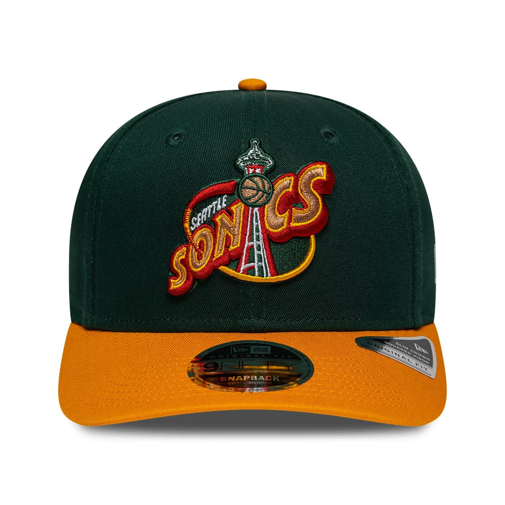 Supersonics NBA Hardwood Classics Green 9FIFTY Snapback Adjustable Cap