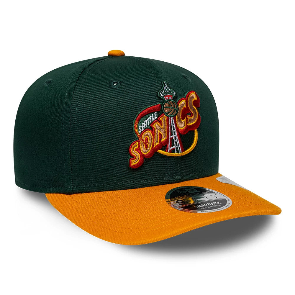 Supersonics NBA Hardwood Classics Green 9FIFTY Snapback Adjustable Cap