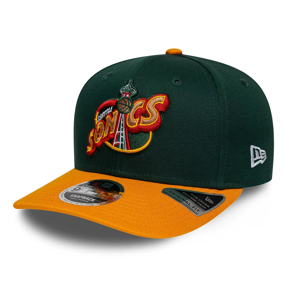 Supersonics NBA Hardwood Classics Green 9FIFTY Snapback Adjustable Cap