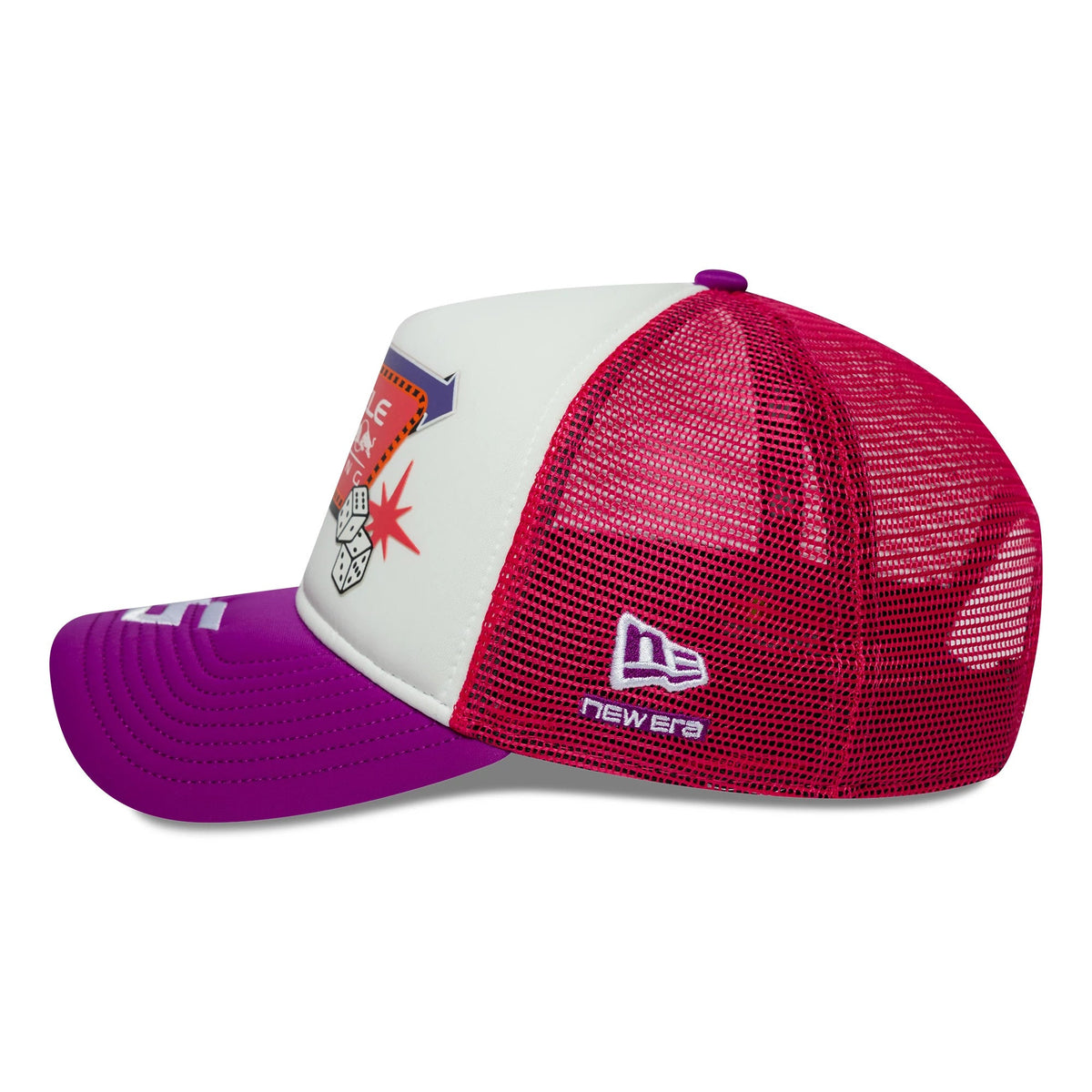 Red Bull Racing Vegas Race Special Isack Hadjar White 9FORTY A-Frame Trucker Adjustable Cap