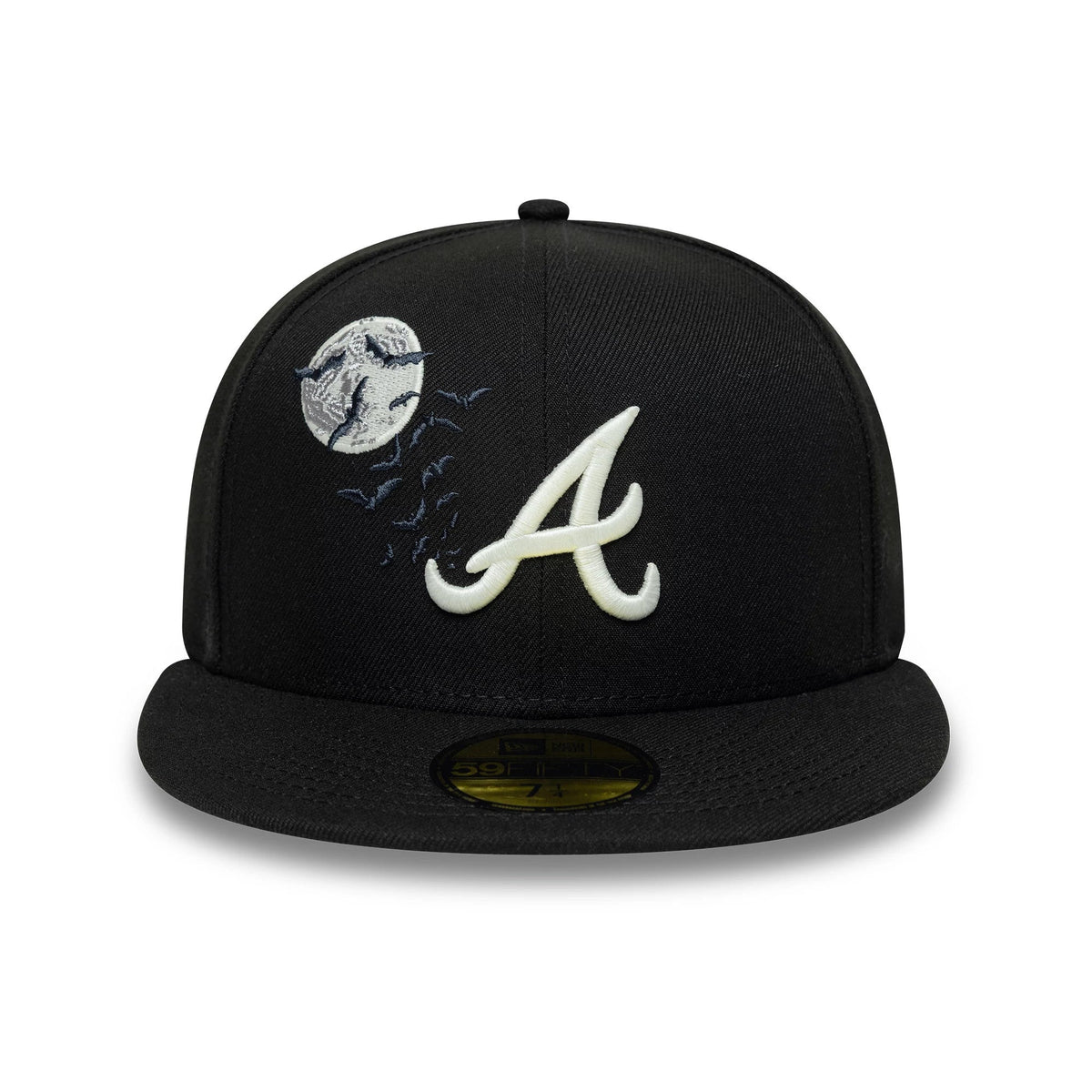 Atlanta Braves MLB Bats Black 59FIFTY Fitted Cap