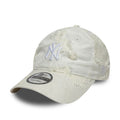 New York Yankees MLB Frayed Cream 9TWENTY Adjustable Cap
