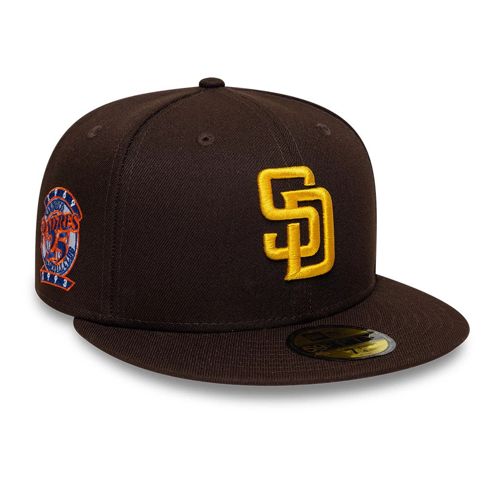 San Diego Padres MLB Cooperstown Dark Brown 59FIFTY Fitted Cap