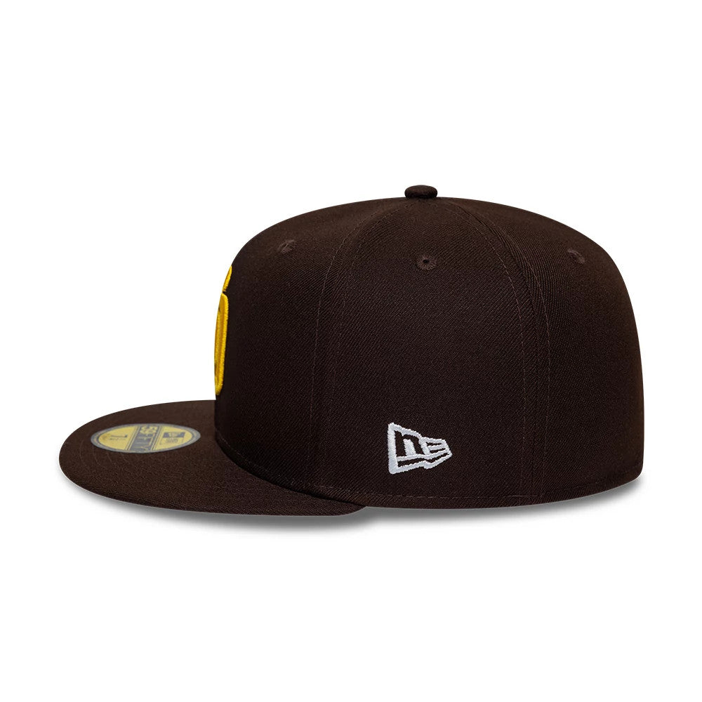 San Diego Padres MLB Cooperstown Dark Brown 59FIFTY Fitted Cap