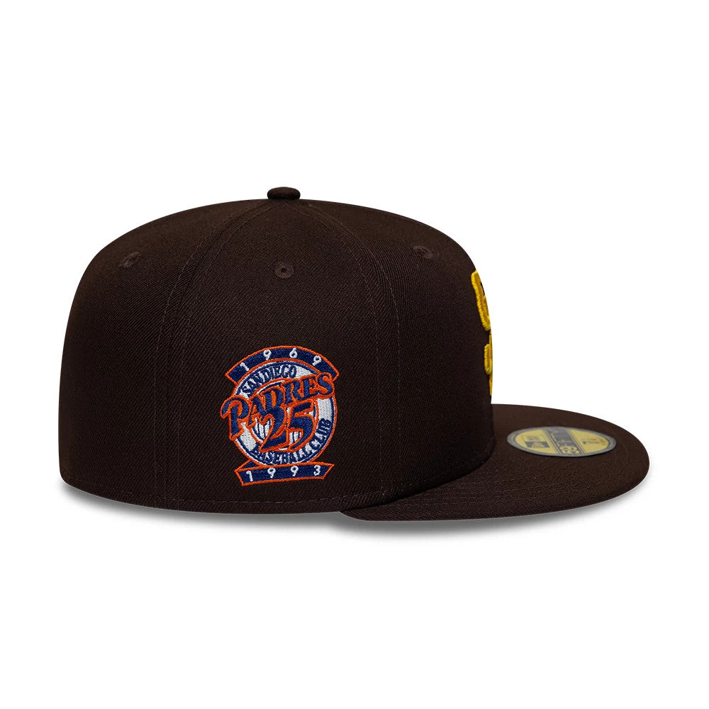 San Diego Padres MLB Cooperstown Dark Brown 59FIFTY Fitted Cap