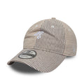 New Era Stripe Beige & Brown 9TWENTY Adjustable Cap