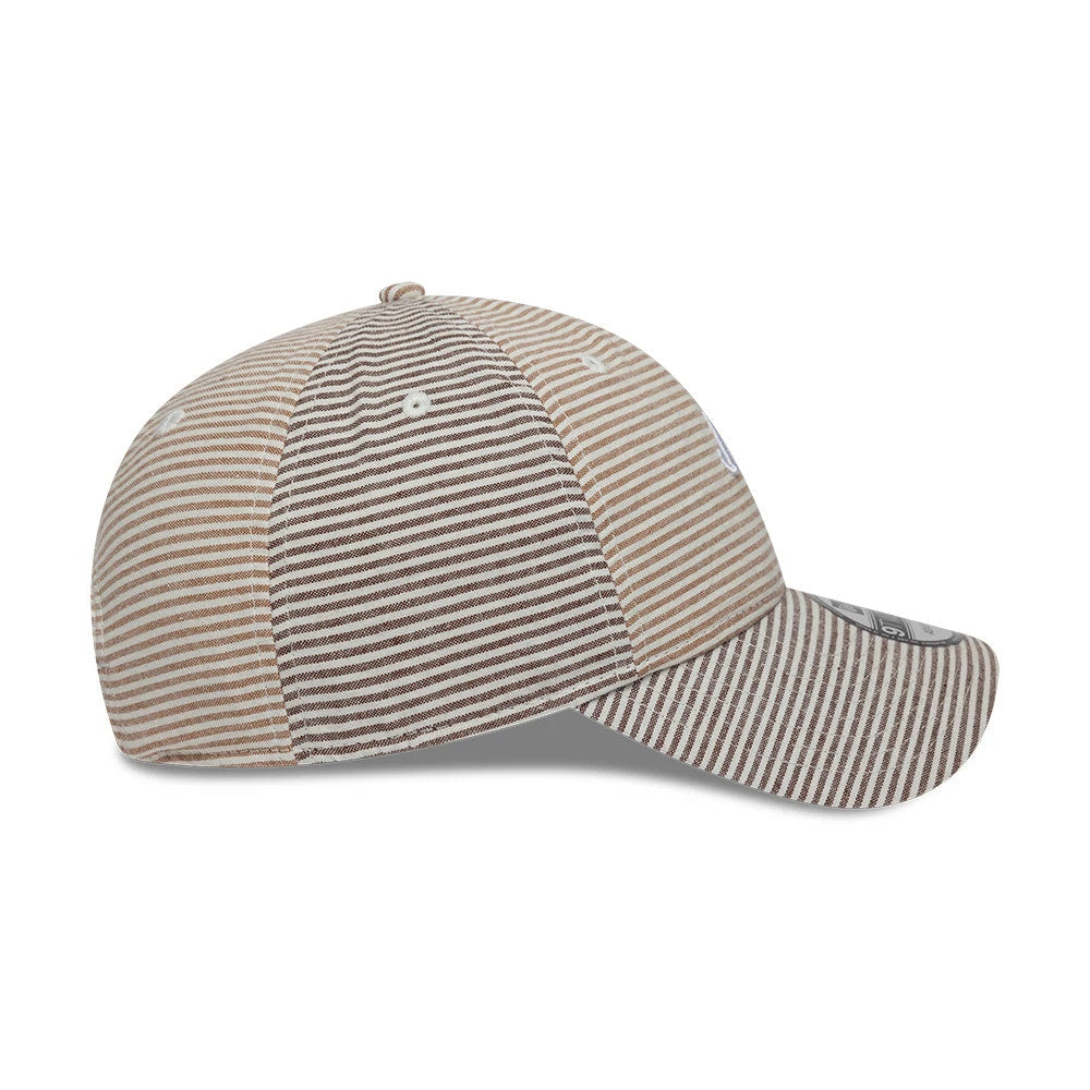New Era Stripe Beige & Brown 9TWENTY Adjustable Cap