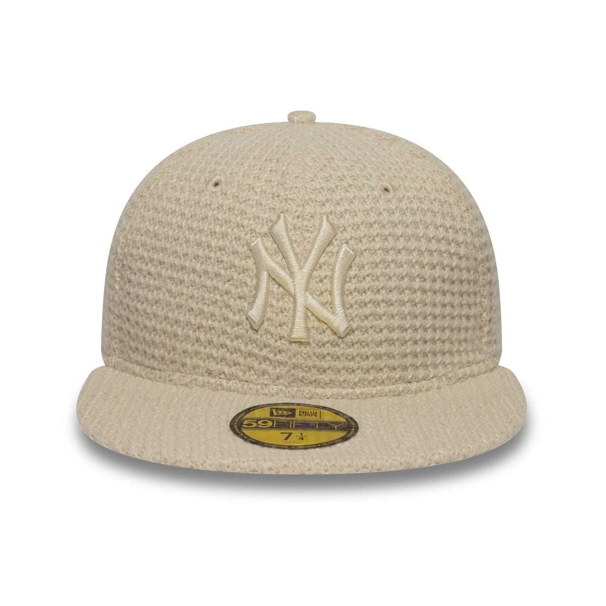 New York Yankees MLB Knitted Light Beige 59FIFTY Fitted Cap