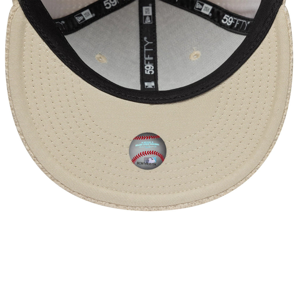 New York Yankees MLB Knitted Light Beige 59FIFTY Fitted Cap