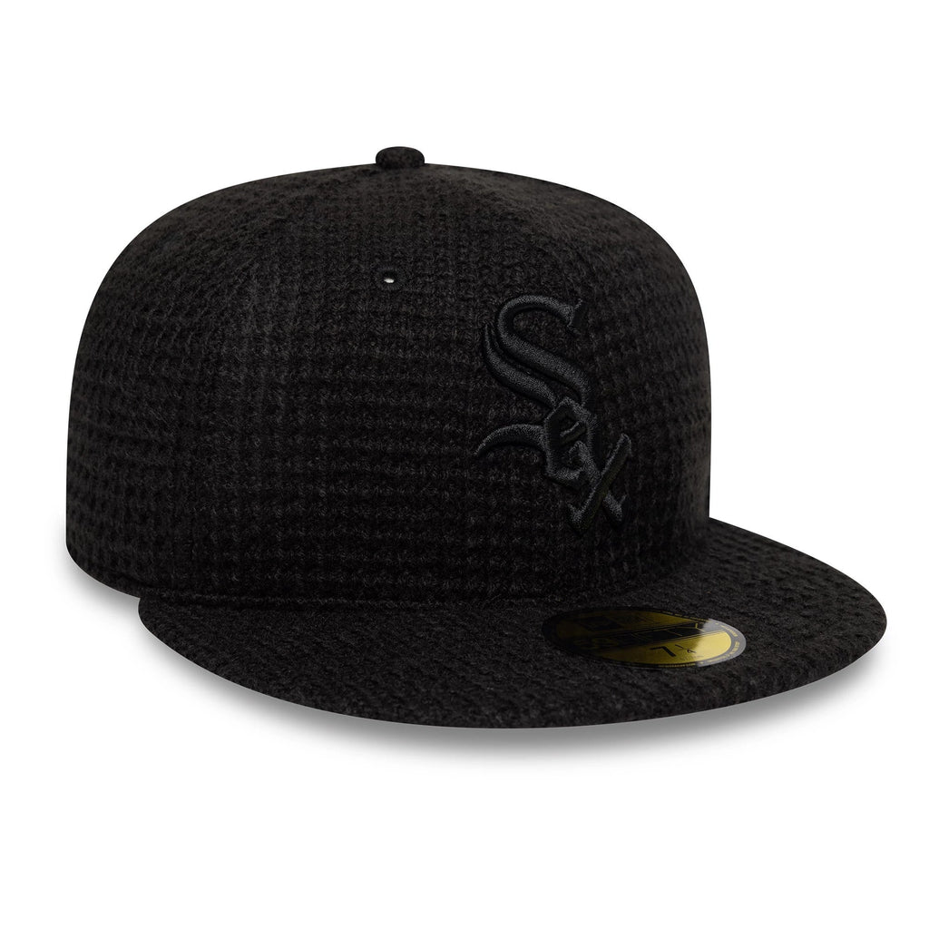 Gorra ajustada 59FIFTY de punto negra de los Chicago White Sox de la MLB
