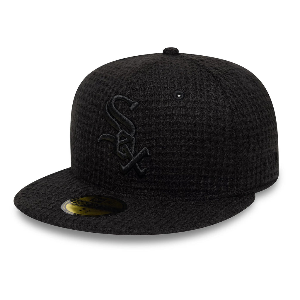 Gorra ajustada 59FIFTY de punto negra de los Chicago White Sox de la MLB