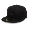 Gorra ajustada 59FIFTY de punto negra de los Chicago White Sox de la MLB