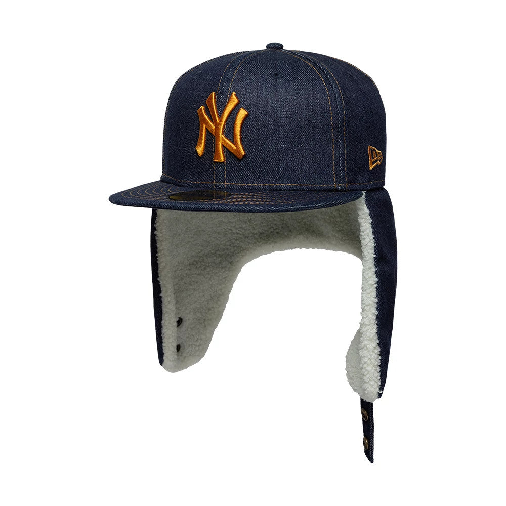 New York Yankees MLB Denim Navy Dogear 59FIFTY Fitted Cap