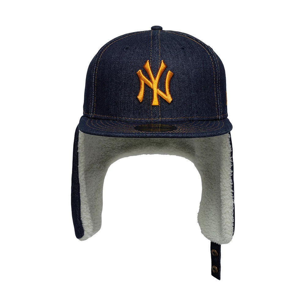 New York Yankees MLB Denim Navy Dogear 59FIFTY Fitted Cap