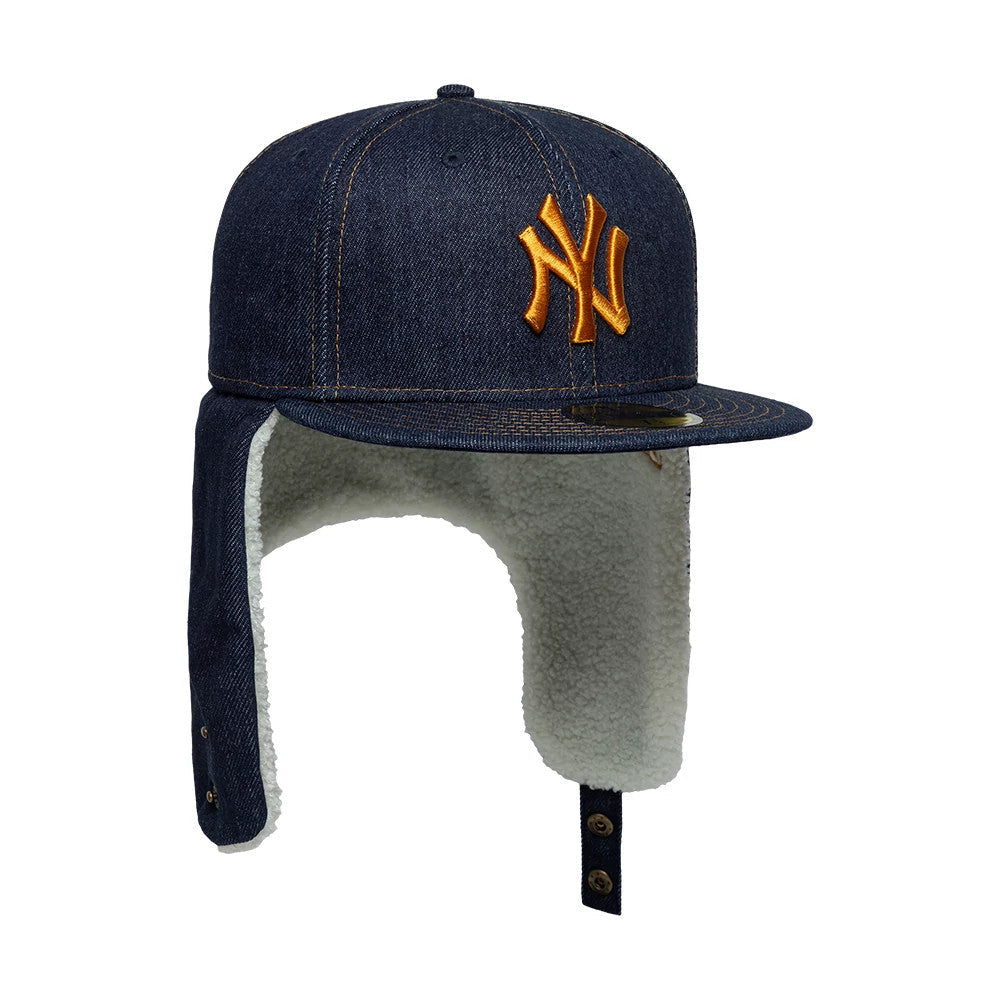 New York Yankees MLB Denim Navy Dogear 59FIFTY Fitted Cap