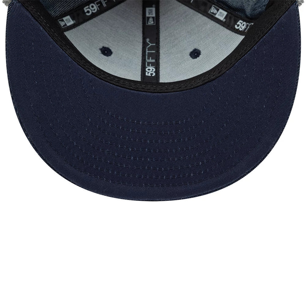 New Era Denim Navy Dogear 59FIFTY Fitted Cap