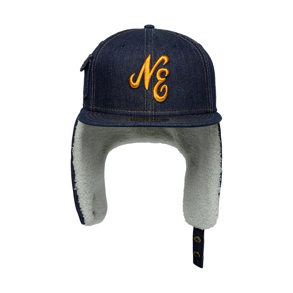 New Era Denim Navy Dogear 59FIFTY Fitted Cap