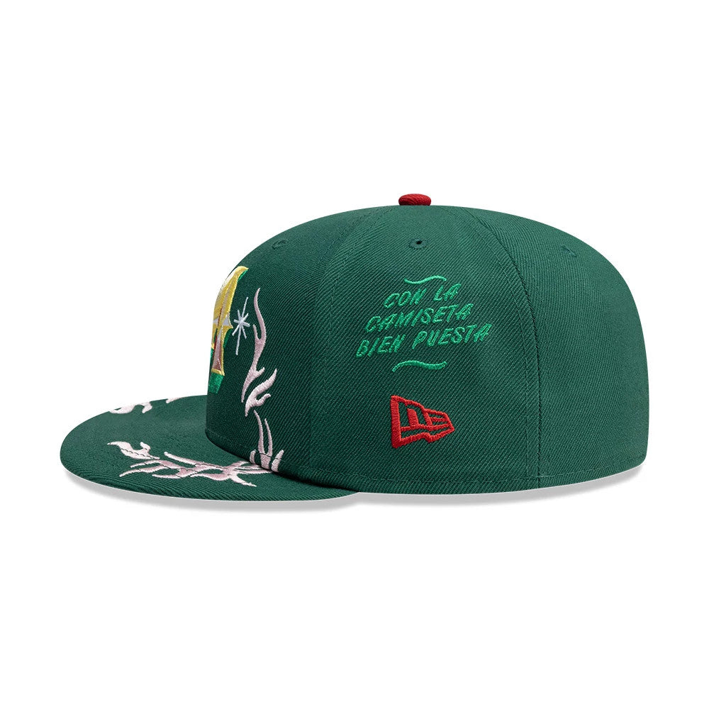 New Era Mexico Rotulos Green 59FIFTY Fitted Cap
