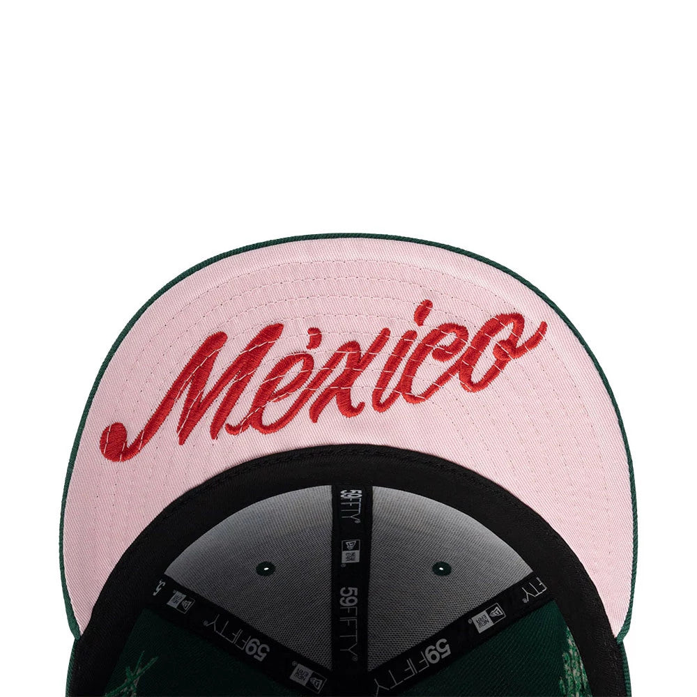 New Era Mexico Rotulos Green 59FIFTY Fitted Cap