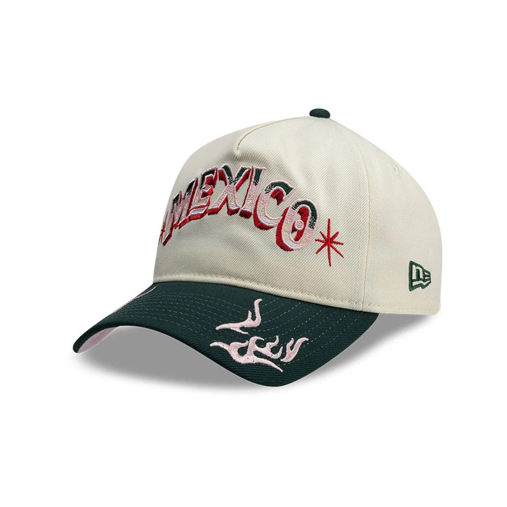 New Era Mexico Rotulos White 9FORTY A-Frame Adjustable Cap