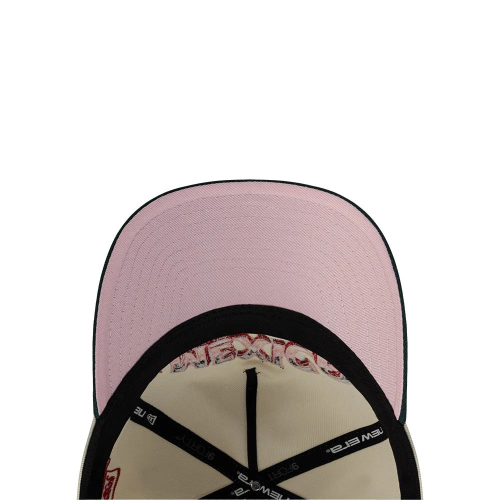 New Era Mexico Rotulos White 9FORTY A-Frame Adjustable Cap