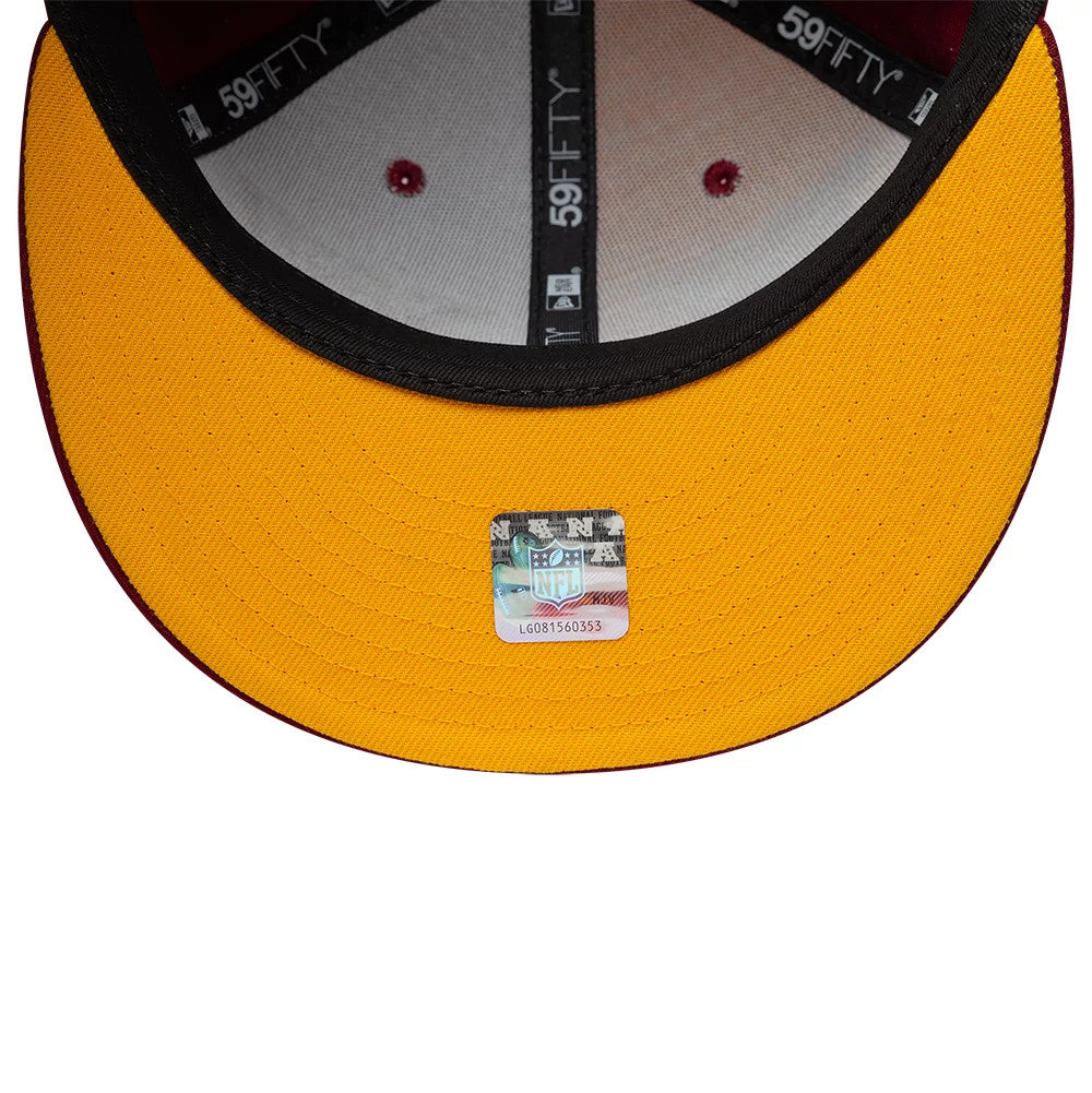 Commanders NFL International Games Dark Red 59FIFTY Fitted Cap