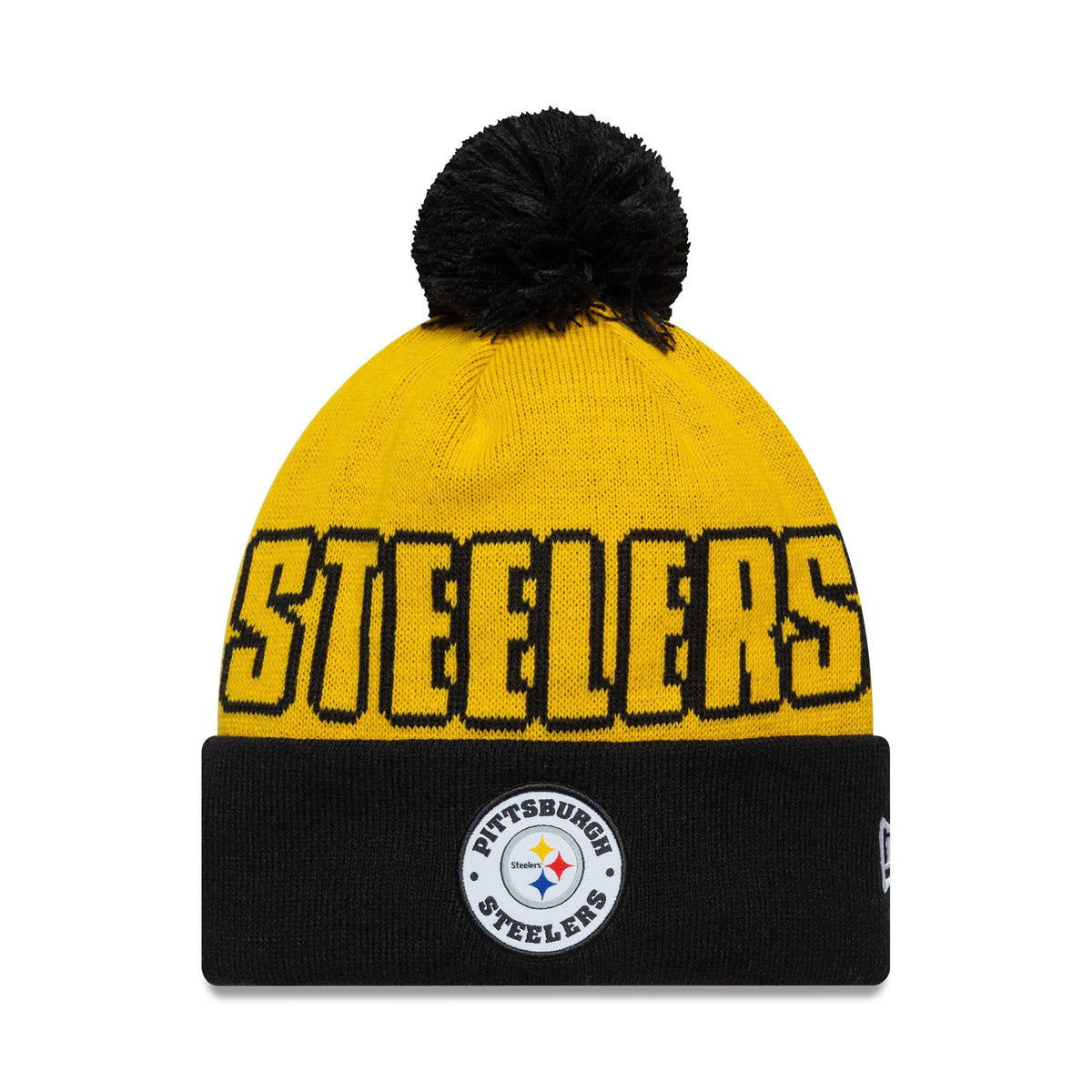 Pittsburgh Steelers NFL International Games 2026 Paris Dark Yellow Cuff Knit Beanie Hat