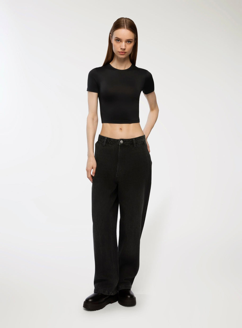 Vaqueros Baggy Negro