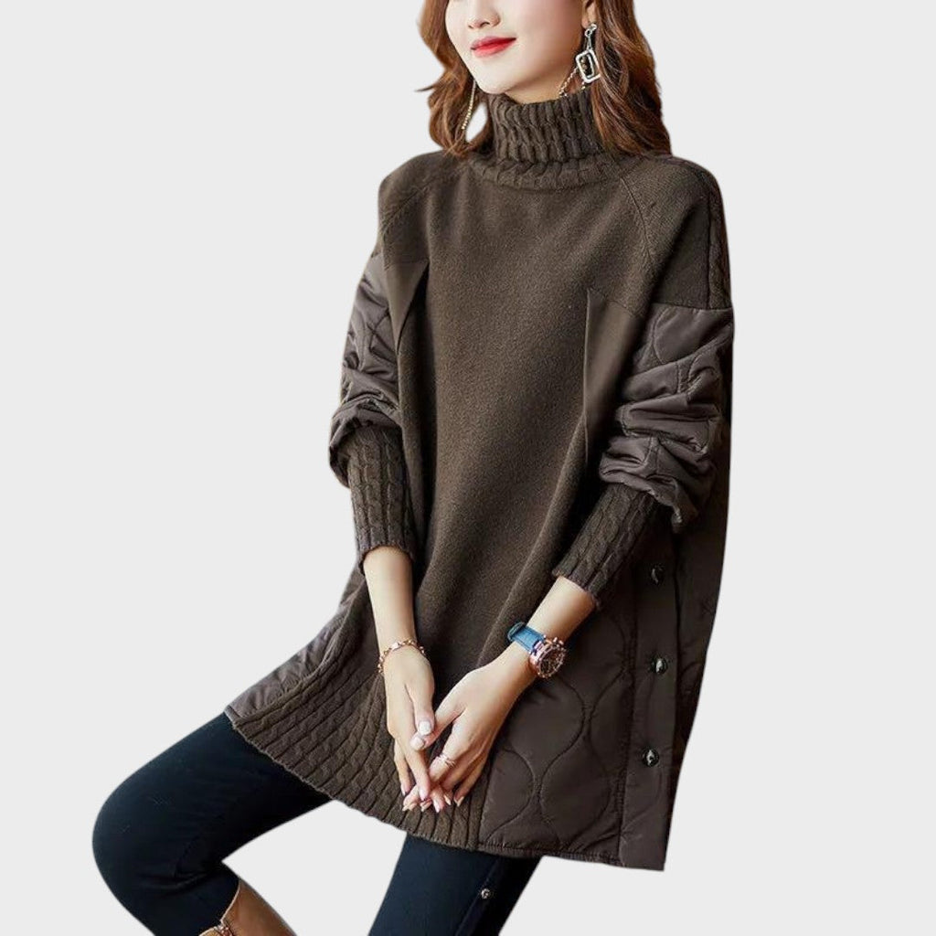 Sara | Jersey Oversize de Cuello Alto