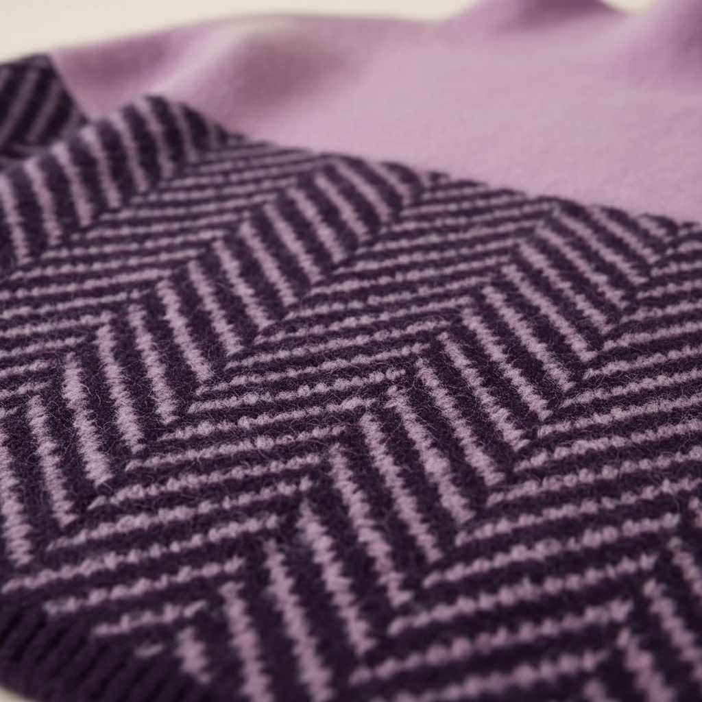 Mencía | Jersey de Cuello Alto con Zigzag